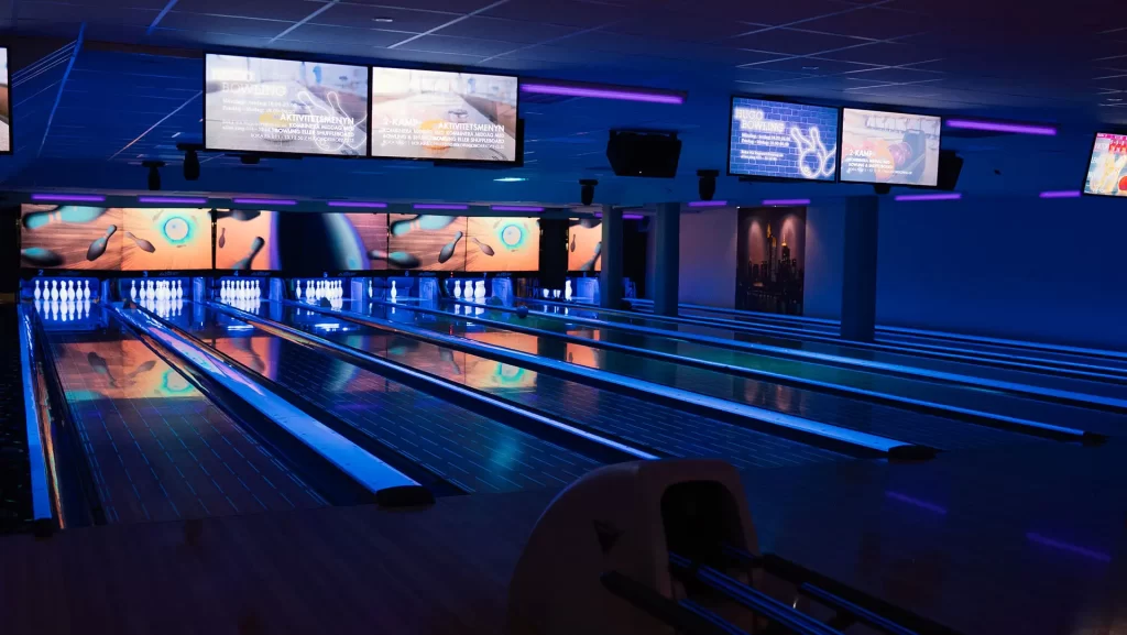 Bowling bana på Hugo