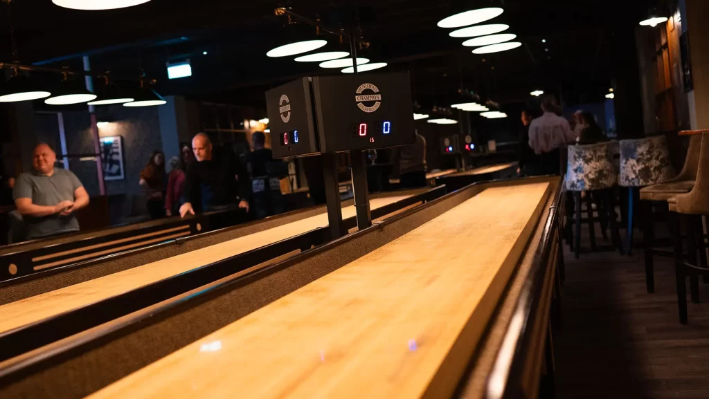 shuffleboard på hugo